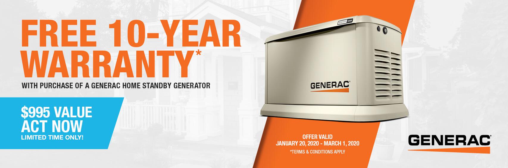 Homestandby Generator Deal | Warranty Offer | Generac Dealer | Pequannock, NJ